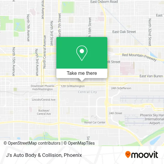 J's Auto Body & Collision map