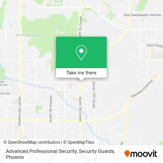 Advanced Professional Security, Security Guards map