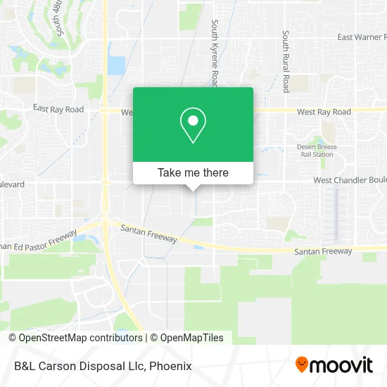 B&L Carson Disposal Llc map
