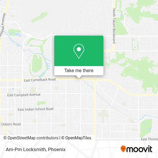 Am-Pm Locksmith map