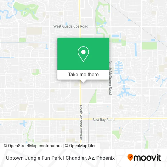 Uptown Jungle Fun Park | Chandler, Az map
