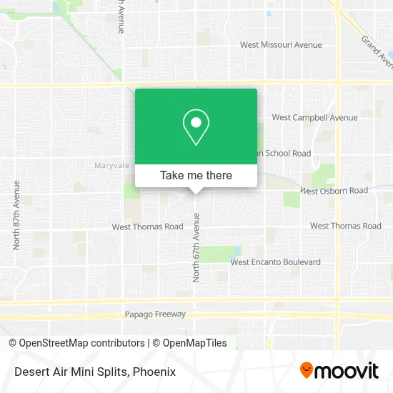 Desert Air Mini Splits map