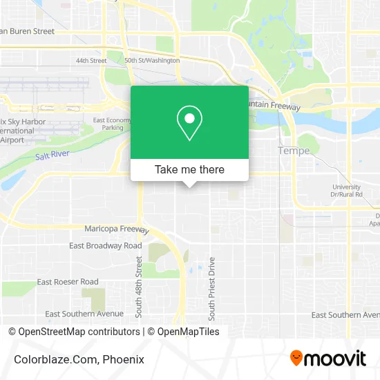 Colorblaze.Com map