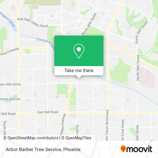 Arbor Barber Tree Service map