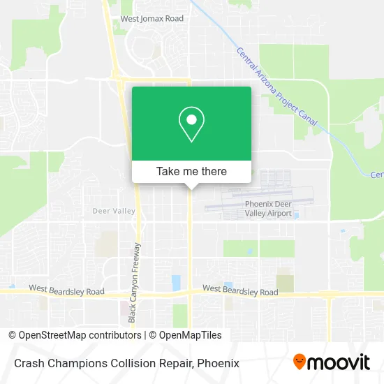 Crash Champions Collision Repair map