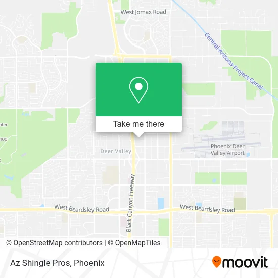 Az Shingle Pros map