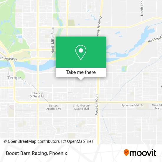 Boost Barn Racing map