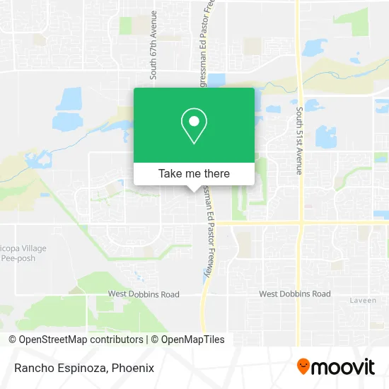 Rancho Espinoza map