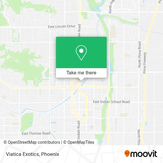 Viatica Exotics map