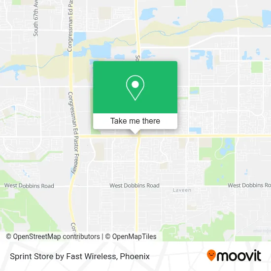 Sprint Store by Fast Wireless map