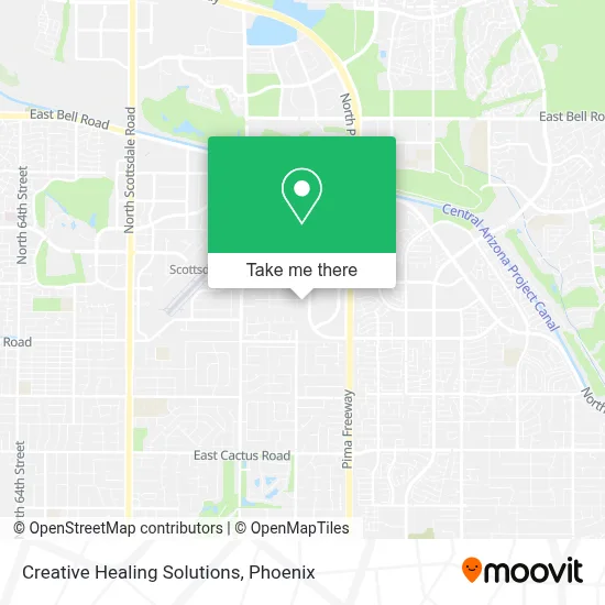 Creative Healing Solutions map