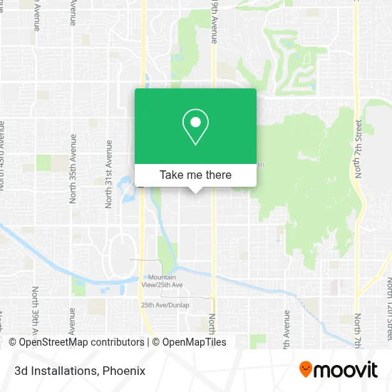 3d Installations map