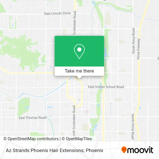 Az Strands Phoenix Hair Extensions map