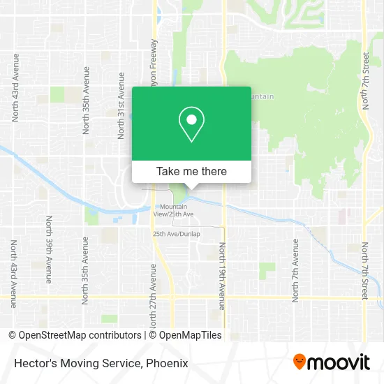 Hector's Moving Service map
