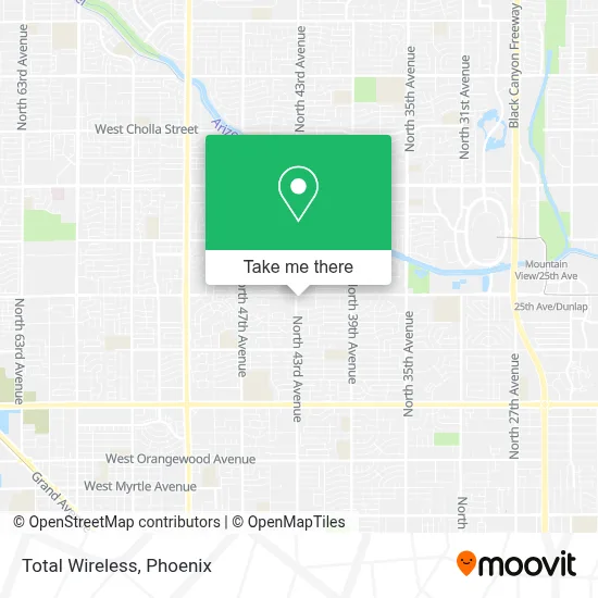 Total Wireless map