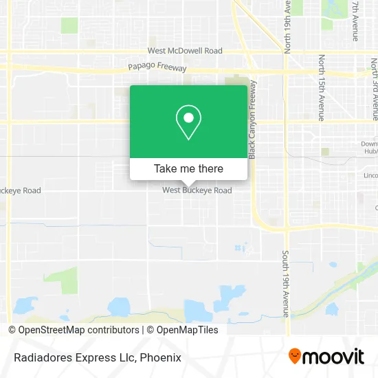 Radiadores Express Llc map