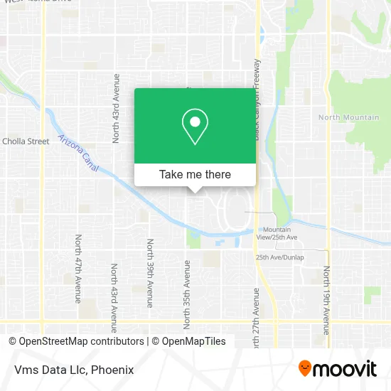 Vms Data Llc map