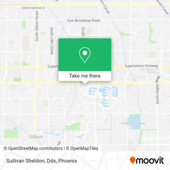 Sullivan Sheldon, Dds map