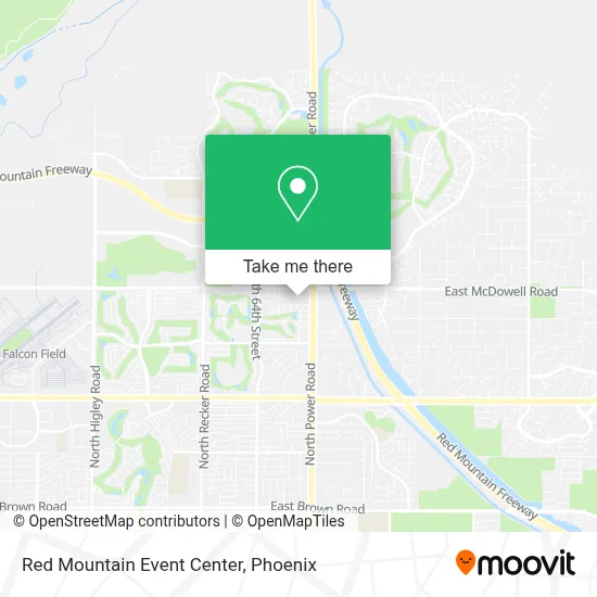 Red Mountain Event Center map