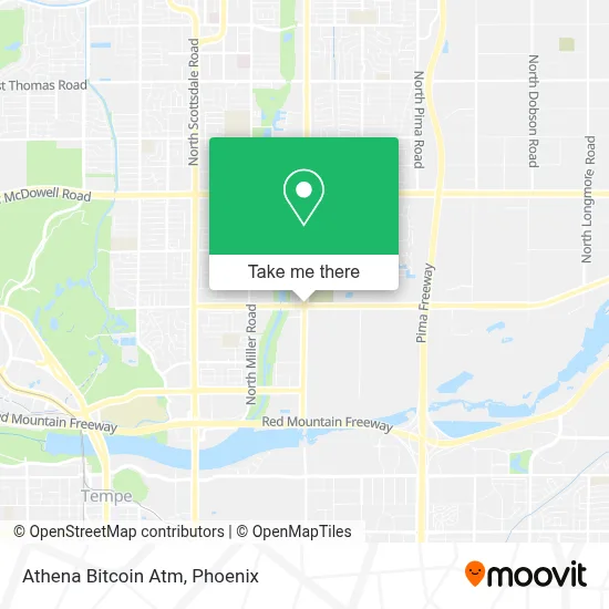Athena Bitcoin Atm map