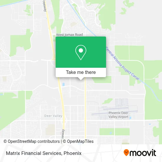 Matrix Financial Services map
