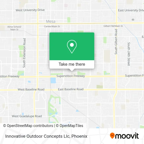 Innovative Outdoor Concepts Llc map