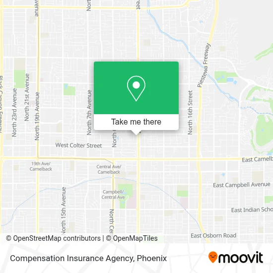 Compensation Insurance Agency map