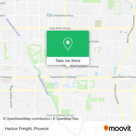 Harbor Freight map