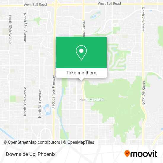 Downside Up map