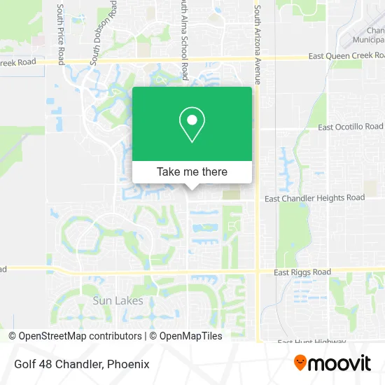 Golf 48 Chandler map
