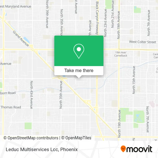 Leduc Multiservices Lcc map