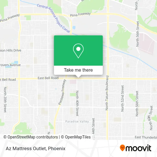 Az Mattress Outlet map