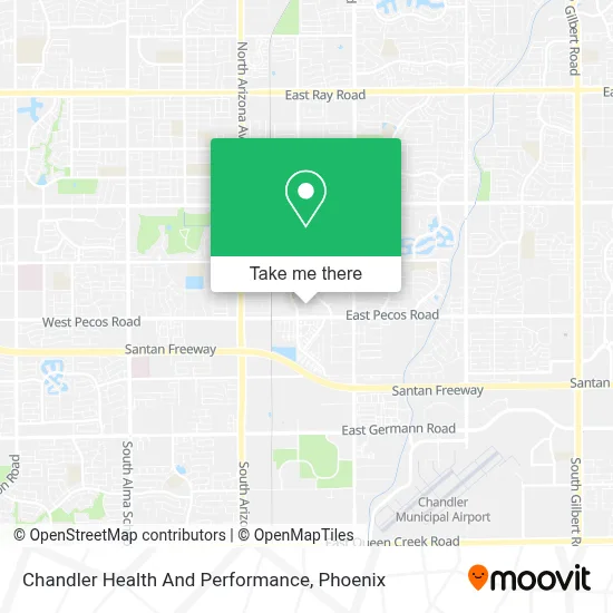 Chandler Health And Performance map