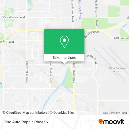 Ssc Auto Repair map