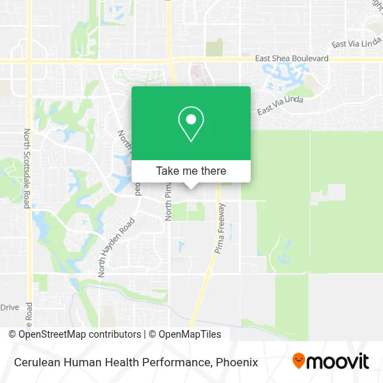 Cerulean Human Health Performance map