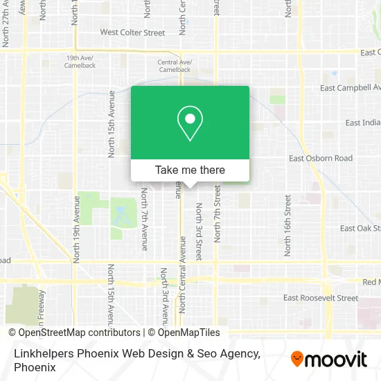Linkhelpers Phoenix Web Design & Seo Agency map