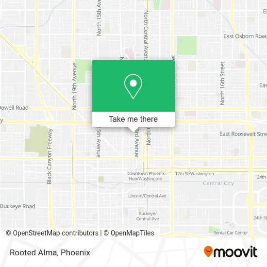 Rooted Alma map
