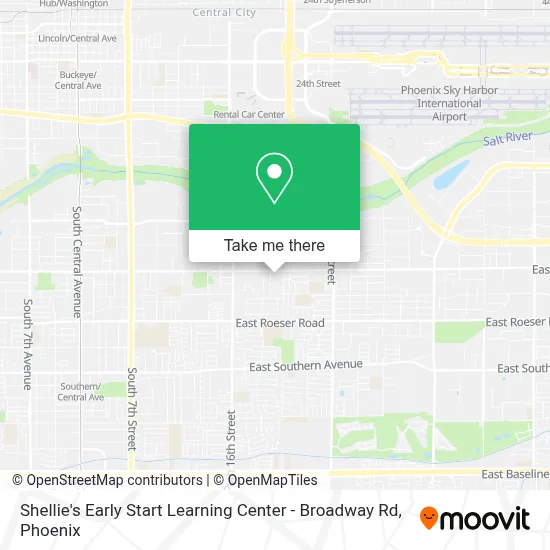 Shellie's Early Start Learning Center - Broadway Rd map