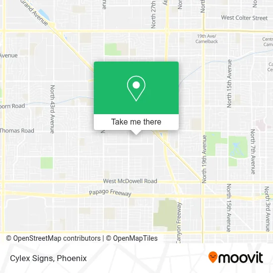 Cylex Signs map