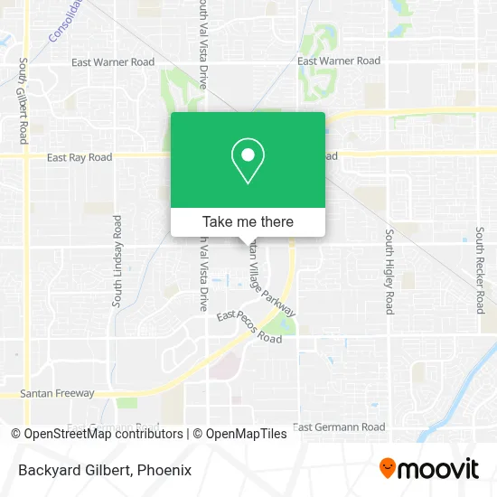 Backyard Gilbert map
