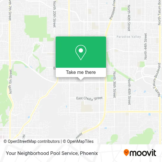 Your Neighborhood Pool Service map