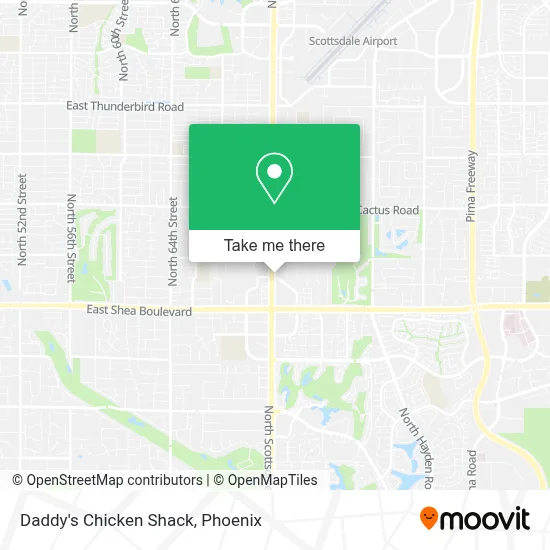 Daddy's Chicken Shack map