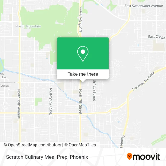 Scratch Culinary Meal Prep map