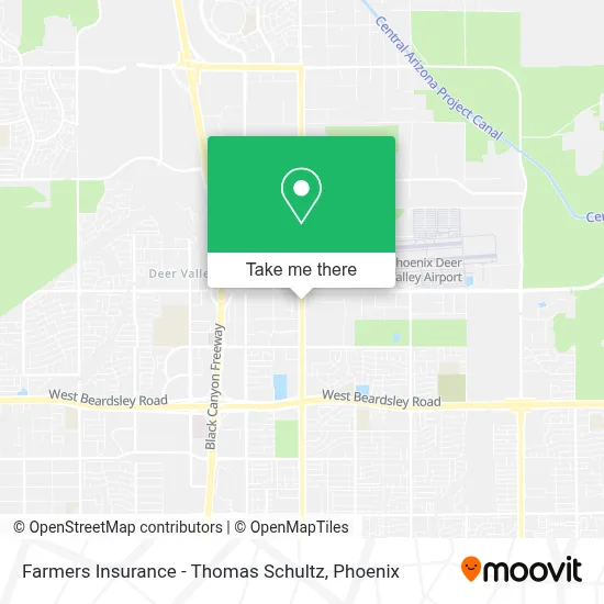 Farmers Insurance - Thomas Schultz map