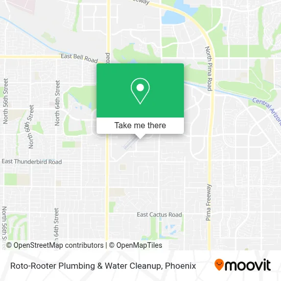 Roto-Rooter Plumbing & Water Cleanup map