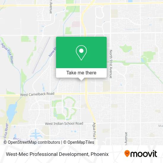 West-Mec Professional Development map