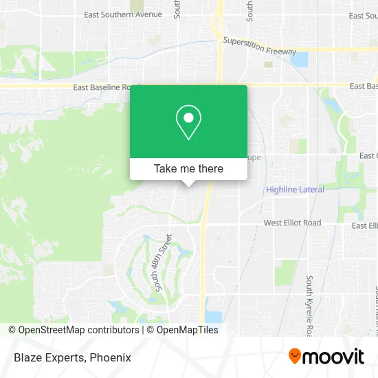 Blaze Experts map