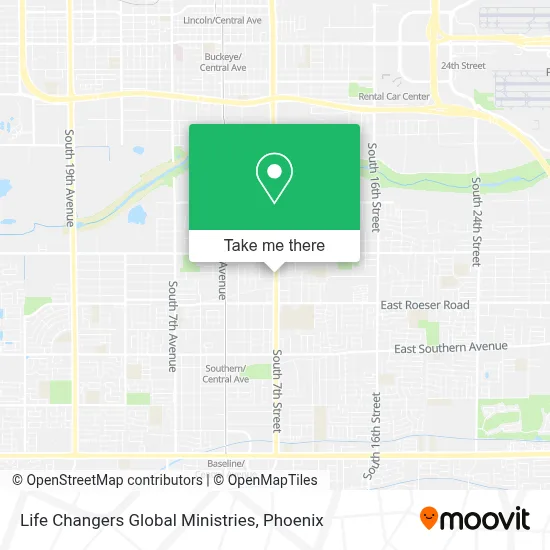 Life Changers Global Ministries map