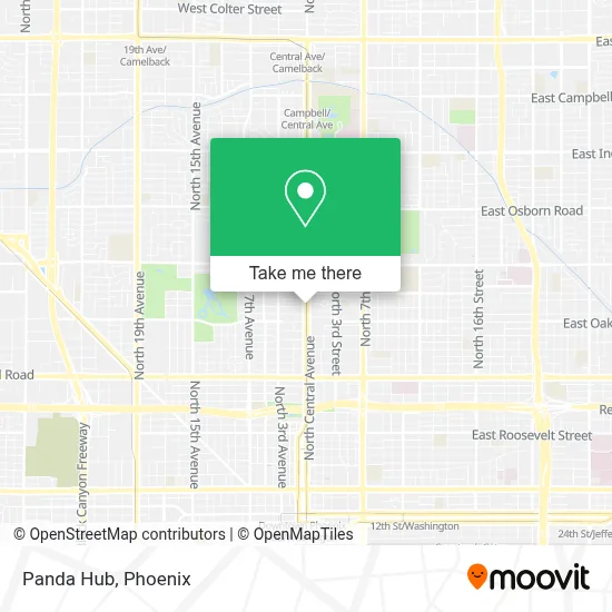 Panda Hub map