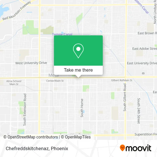 Chefreddskitchenaz map